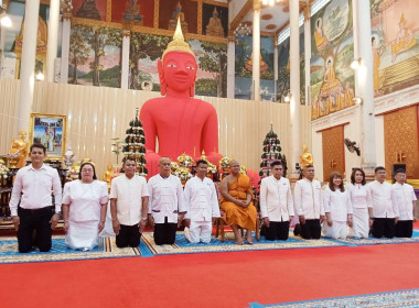 ร่วมพิธีเจริญพระพุทธมนต์สมโภช &quot;พระศรีมหาโพธิ์ทศมราชบพิตร&quot; พารามิเตอร์รูปภาพ 1