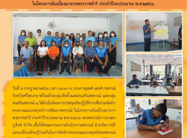 โครงการประชุมเชิงปฏิบัติการเพื่อร่วมจัดทำ/ทบทวนแผนกลยุทธ์การพัฒนาสหกรณ์ในโครงการอันเนื่องมาจากพระราชดำริ ประจำปีงบประมาณ พ.ศ. 2566 ... พารามิเตอร์รูปภาพ 1