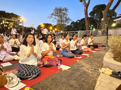 ร่วมพิธี &quot;สู่ขวัญบ้านบายศรีเมือง รุ่งเรือง 241 ปี ... พารามิเตอร์รูปภาพ 1